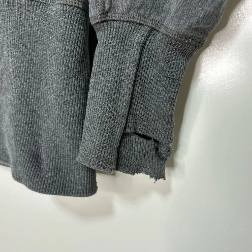 Lululemon Flashback Pullover Slouchy Hooded Sweatshirt Gray 8